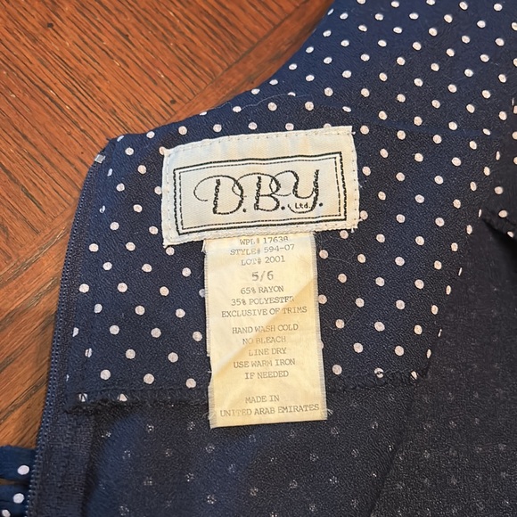 Vintage polka Dot Tank Sundress Size 5 - Picture 6 of 11